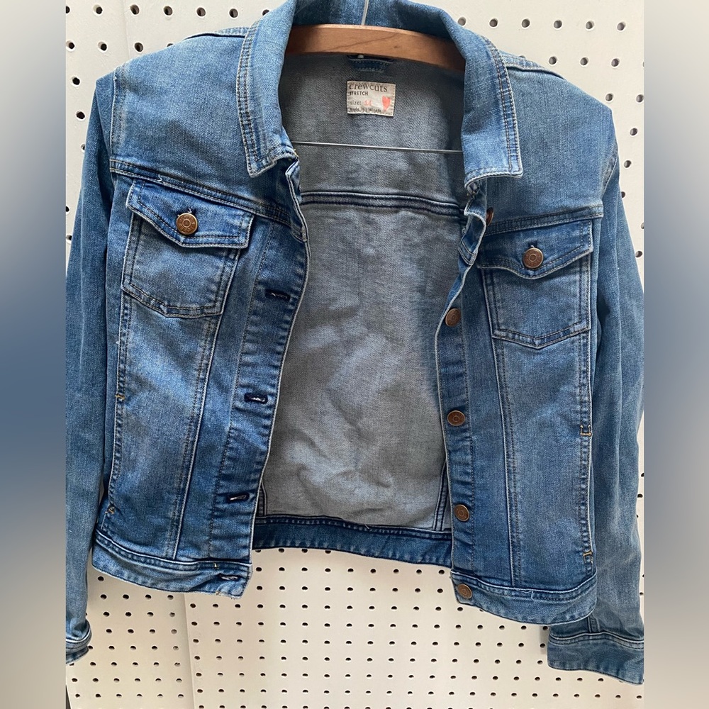 Crewcuts sz 14 girls jean jacket - like new!